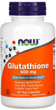 טען תמונה לצפייה בגלריה, NOW Foods, Glutathione, 500 mg, 60 Veg Capsules